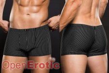 Boxer with Pinstripe S/M - Black