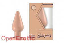 Buttplug - Rubber - 5 Inch - Model 2 - Flesh