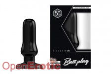 Buttplug - Rubber - 5 Inch - Model 4 - Black