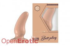 Buttplug - Rubber - 5 Inch - Model 7 - Flesh