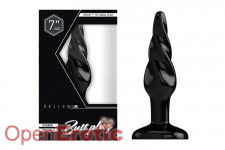 Buttplug - Rubber - 7 Inch - Model 5 - Black