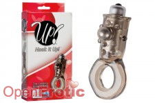 Hook It Up! - Top Loading Beaded Ring - Smoke