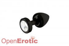 Buttplug Round Black 35mm