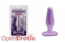 Iridescent Butt Plug - Medium - Purple