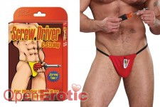 Screw Driver G-String - Black