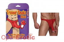 Trouser Snake Bikini Red