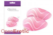 Crystal Glass Egg - Pink