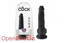 6 Inch Cock with Balls - Black