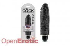 6 Inch Vibrating Stiffy - Black