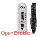 7 Inch Vibrating Stiffy - Black