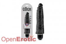 8 Inch Vibrating Stiffy - Black