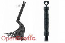 Silicone Bondage Whip - Black