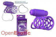 Vibrating Couples Cage - Purple