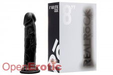 Realistic Cock - 8 Zoll - Black