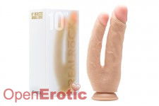 Realistic Double Cock - 10 Inch - Skin