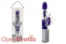 Funky Butterfly Vibrator - dark purple