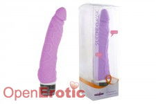 Silicone Classic Slim Vibrator - Purple