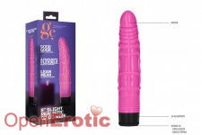 8 Inch Slight Realistic Dildo Vibe - Pink