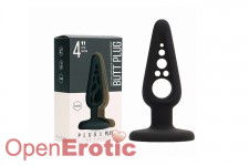 Butt Plug - Hollow 4 - 4 Inch - Black