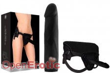 Deluxe Silicone Strap On - 10 Inch - Black