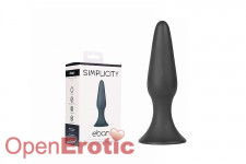 Eban - Medium Conical Butt-Plug - Black