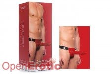 Hollow Design Strap-On - Red