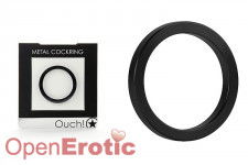 Metal Cockring Black - M