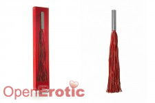 Whip Leather Metal Long Red