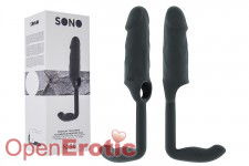 No. 38 - Stretchy Penis Extension and Plug - Grey